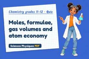 Moles, formulae, gas volumes and atom economy