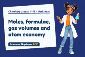 Moles, formulae, gas volumes and atom economy