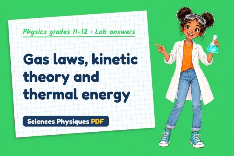 Ideal gas equation lab answers for A Level physics (free PDF download)