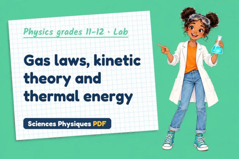 Ideal gas equation lab for A Level physics: practical with sample results (free PDF download)