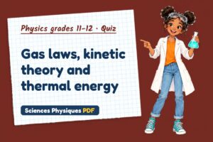 Gas laws, kinetic theory and thermal energy