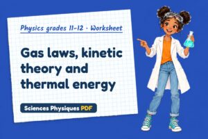 Gas laws, kinetic theory and thermal energy