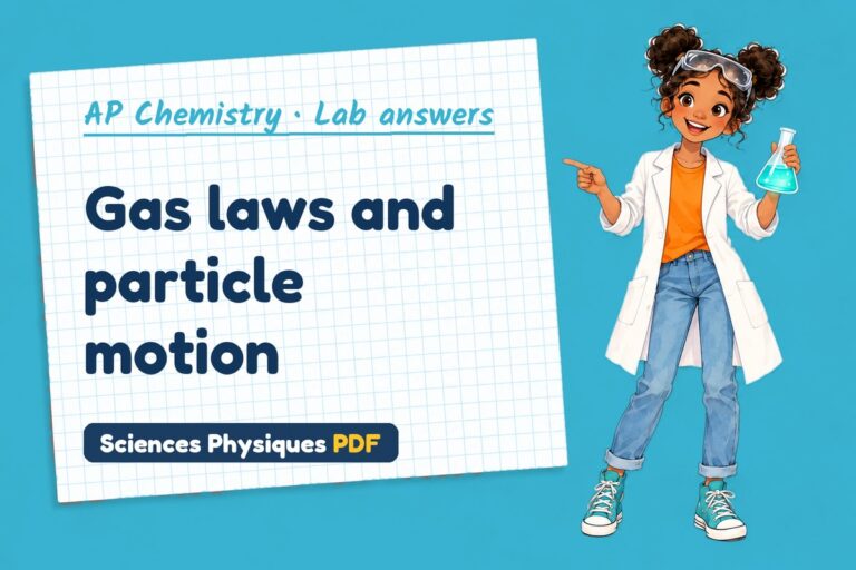 Ideal gas law lab answers for AP Chemistry (free PDF download)