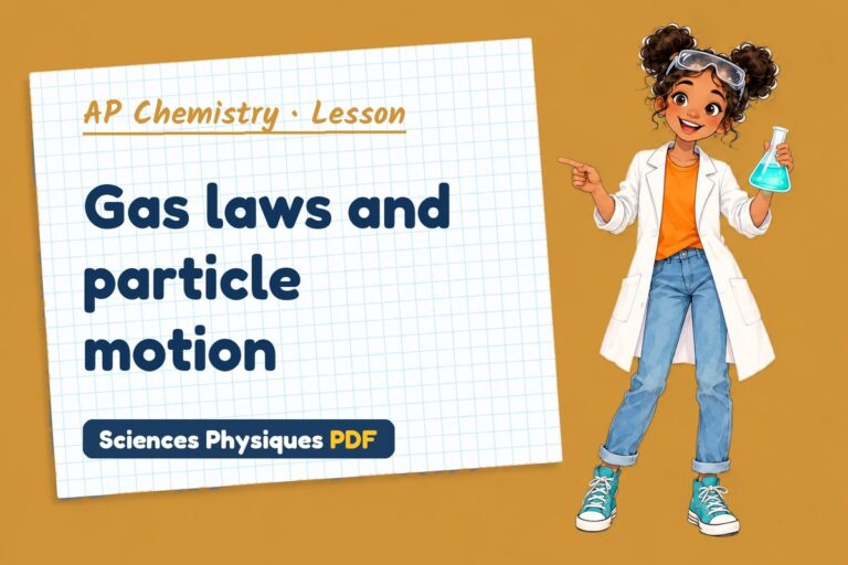 Ideal gas law notes and lesson for AP Chemistry (free PDF download)