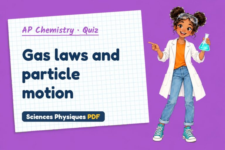 Ideal gas law quiz for AP Chemistry: 10 questions with answers