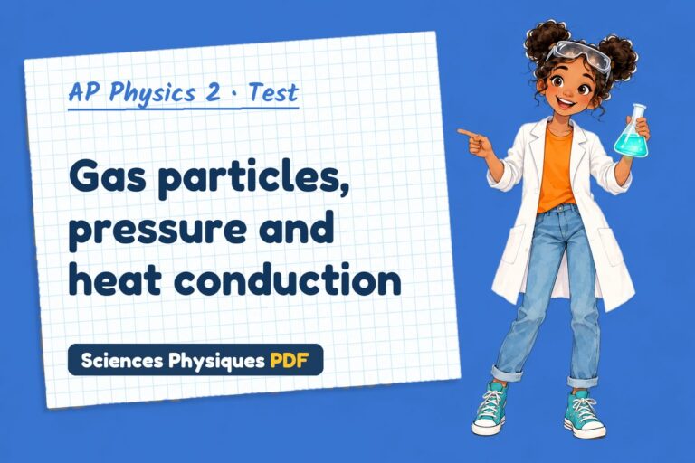 Ideal gas law test with answers for AP Physics 2 (free PDF download)