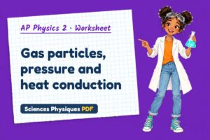 Gas particles, pressure and heat conduction