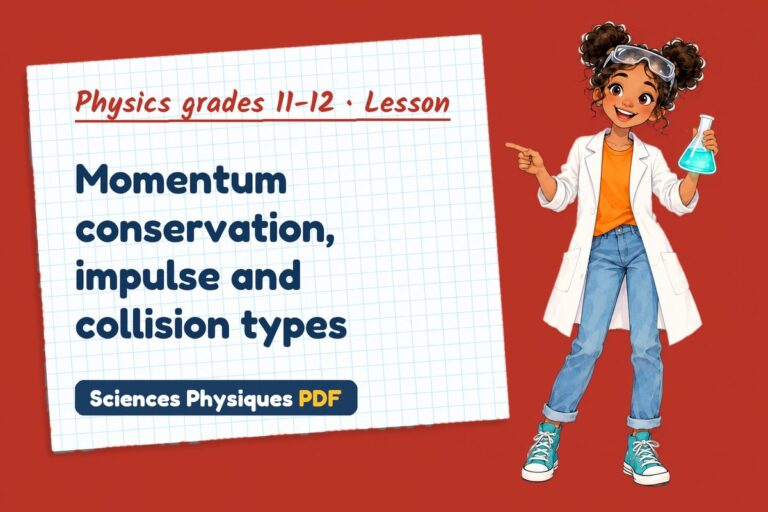 Impulse momentum notes and lesson for A Level physics (free PDF download)