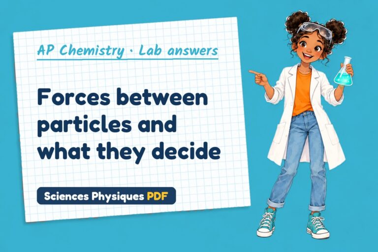 Intermolecular forces lab answers for AP Chemistry (free PDF download)