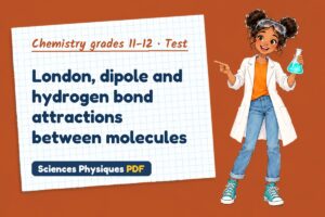London, dipole and hydrogen bond attractions between molecules