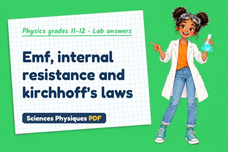 Internal resistance lab answers for A Level physics (free PDF download)