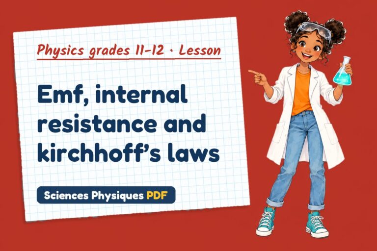 Internal resistance notes and lesson for A Level physics (free PDF download)