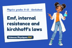 Emf, internal resistance and kirchhoff’s laws