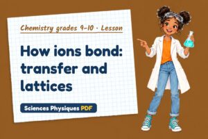 How ions bond: transfer and lattices