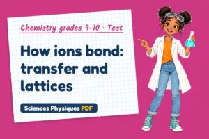 How ions bond: transfer and lattices
