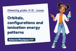 Orbitals, configurations and ionisation energy patterns