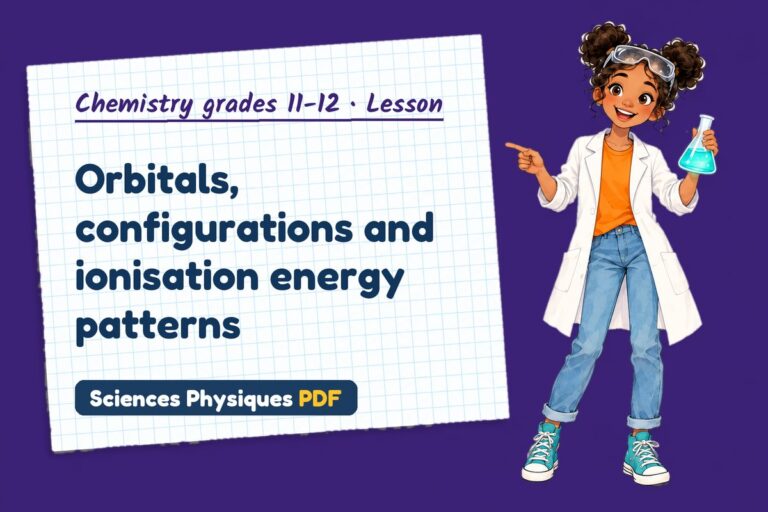 Ionisation energy notes and lesson for A Level chemistry (free PDF download)