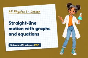 Straight-line motion with graphs and equations