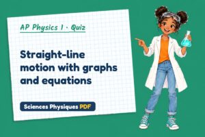Straight-line motion with graphs and equations