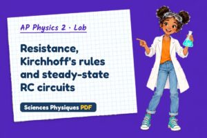 Resistance, Kirchhoff's rules and steady-state RC circuits