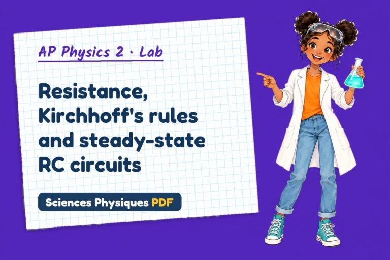 Kirchhoff’s rules lab for AP Physics 2: practical with sample results (free PDF download)