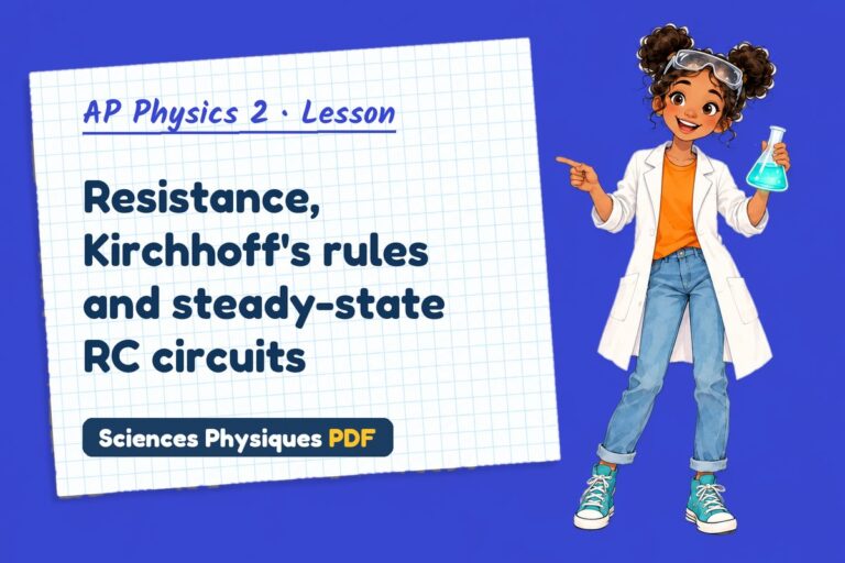 Kirchhoff’s rules notes and lesson for AP Physics 2 (free PDF download)