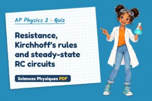 Resistance, Kirchhoff's rules and steady-state RC circuits