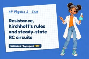 Resistance, Kirchhoff's rules and steady-state RC circuits