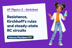 Resistance, Kirchhoff's rules and steady-state RC circuits
