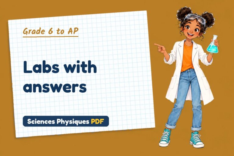 AP Physics C labs with sample results and answers (free PDF download)