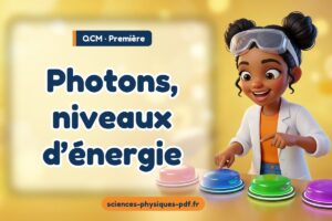 Photons, niveaux d’énergie