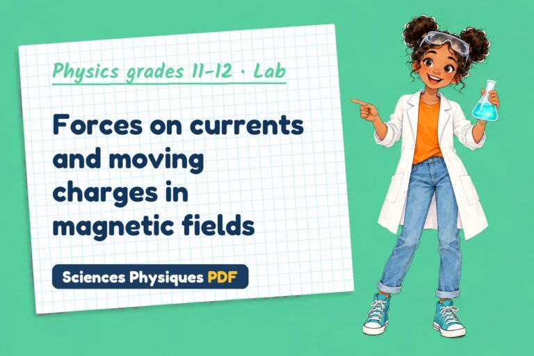 Magnetic fields lab for A Level physics: practical with sample results (free PDF download)