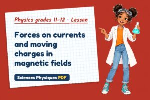Forces on currents and moving charges in magnetic fields