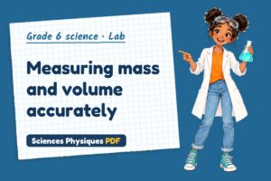 Measuring mass and volume accurately