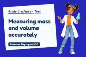 Measuring mass and volume accurately