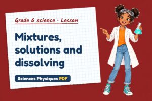 Mixtures, solutions and dissolving