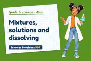 Mixtures, solutions and dissolving