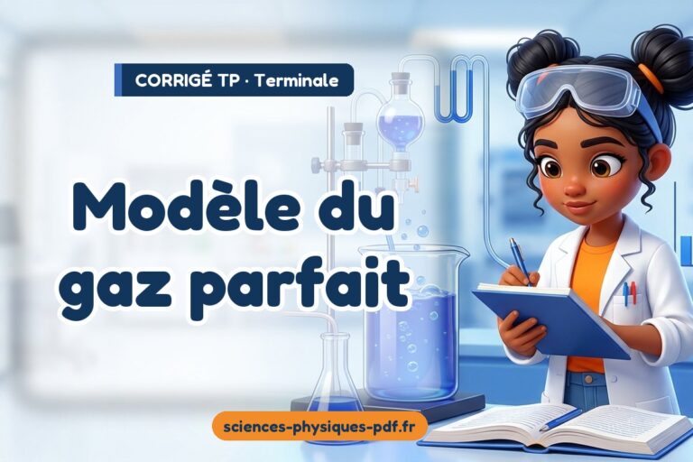 Modèle du gaz parfait : corrigé du TP de sciences physiques terminale – PDF gratuit à télécharger et imprimer