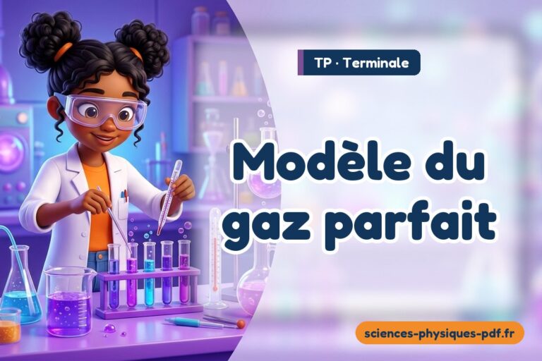 Modèle du gaz parfait : TP de sciences physiques en terminale – PDF gratuit à télécharger et imprimer