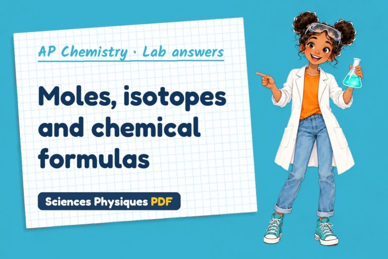 Mole concept lab answers for AP Chemistry (free PDF download)