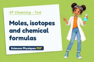 Moles, isotopes and chemical formulas