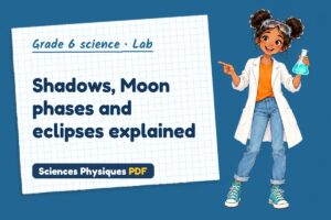 Shadows, Moon phases and eclipses explained