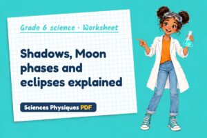 Shadows, Moon phases and eclipses explained