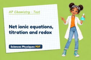 Net ionic equations, titration and redox