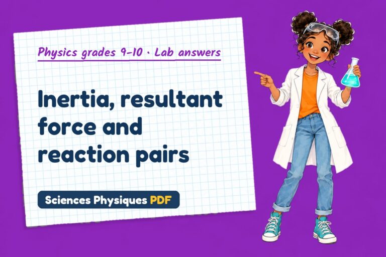 Newton’s laws lab answers for GCSE physics (free PDF download)
