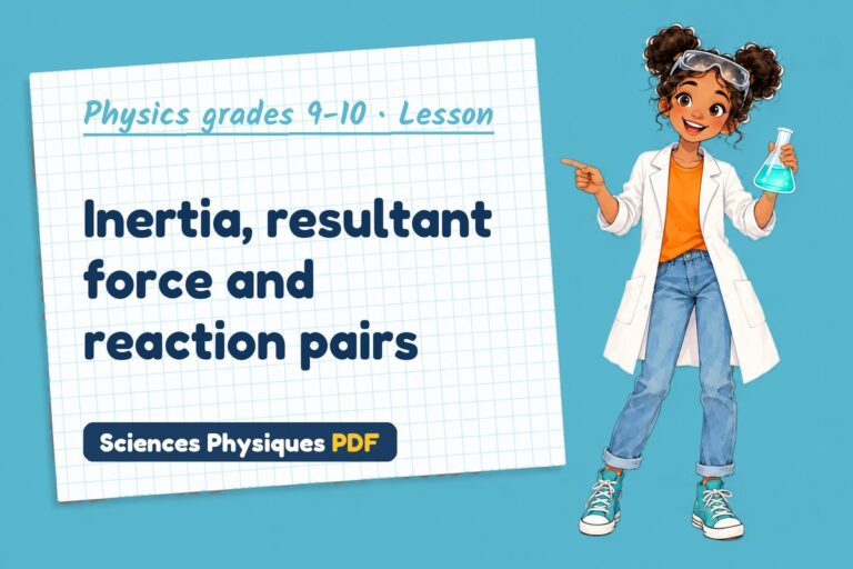Newton’s laws notes and lesson for GCSE physics (free PDF download)