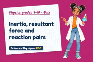 Inertia, resultant force and reaction pairs