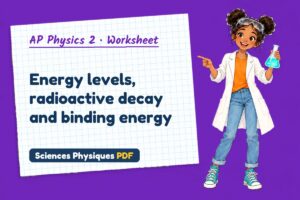 Energy levels, radioactive decay and binding energy
