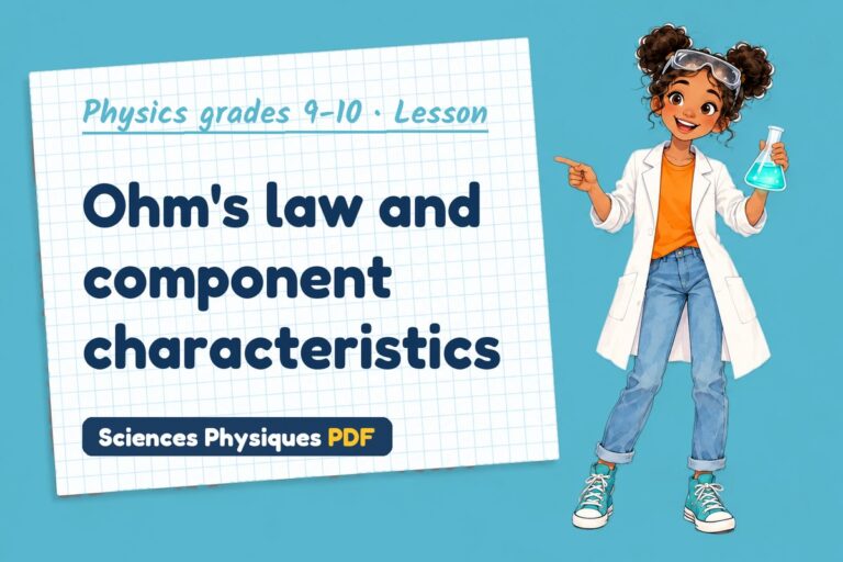 Ohm’s law notes and lesson for GCSE physics (free PDF download)