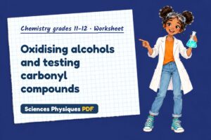 Oxidising alcohols and testing carbonyl compounds
